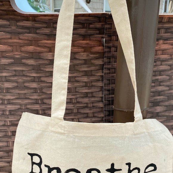 Mindfulness Cotton Tote Bag with 26” inch handles - Picture 3 of 4